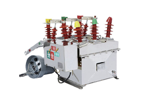 12kV Outdoor Vacuum Circuit Breaker Stainless Steel Made 3 Poles Outdoor Powerful Vacuum Circuit Breaker Silver Color