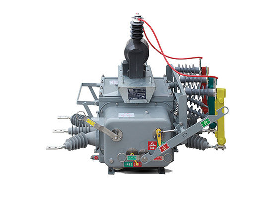 Intelligent High Voltage Three Phases Grey Vacuum Circuit Breaker With Controller For Distribution Networks