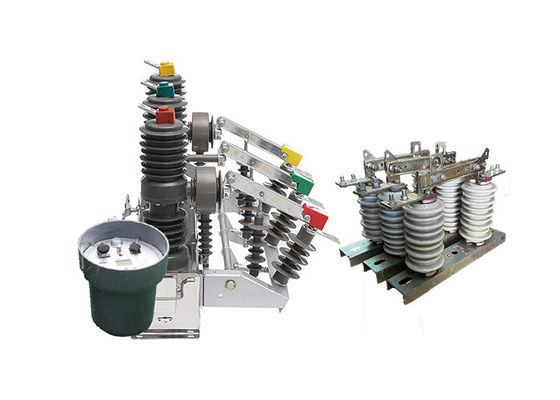 Electrical Sectionalizer 3P With Intelligent Controller Vacuum Circuit Breaker Pair With Outdoor Ceramic Hookstick