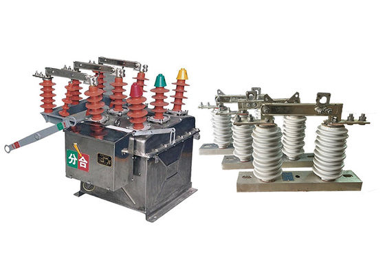 ZW8-12 High Voltage Vacuum Circuit Breaker For Protection Of Substation Using With GW9-10 Hookstick Operated Switch
