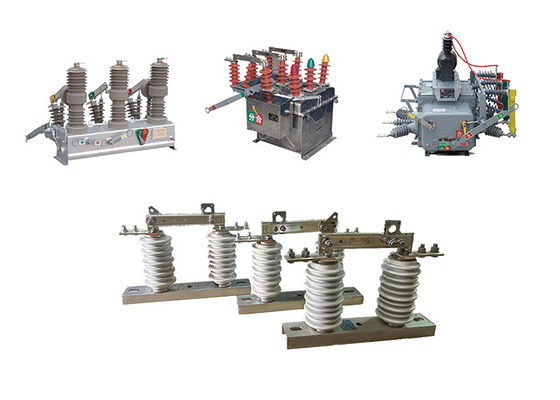 Ceramic Outdoor Disconnector Switch 1000A Grey Color For Breaking Or Connecting Used With Outdoor Vacuum Circuit Breaker