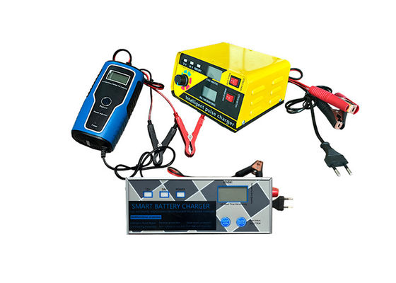 6A 12A 12V Lead-Acid Motor Battery Charger Led Display 50Hz Automatic Power Supply Adapter